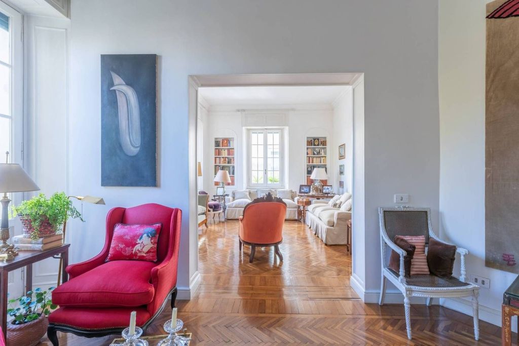 Grand salon with antique floors